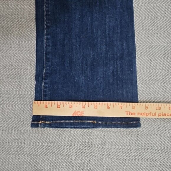 Old Navy The Diva Women's Size 12 Dark Rinse Boot Cut Trouser Jeans Stretch - Picture 13 of 16